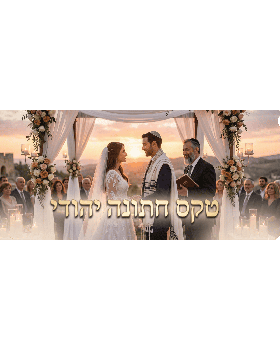 טקס חתונה יהודי - איך בונים חופה אישית שמכבדת מסורת ומרגישה אתם