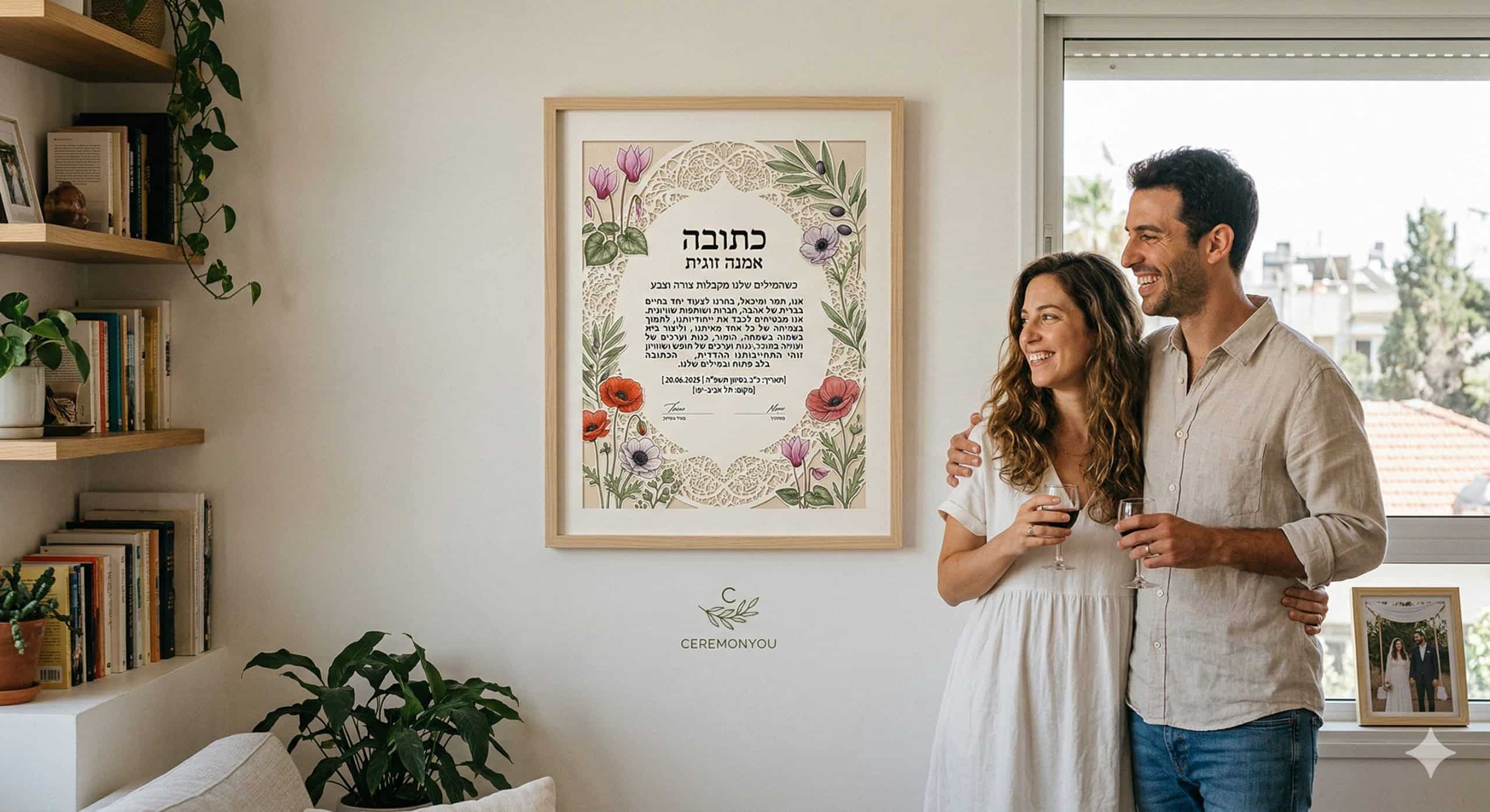 עיצוב כתובה: איך להפוך מסמך עתיק להצהרת אהבה מודרנית ואישית