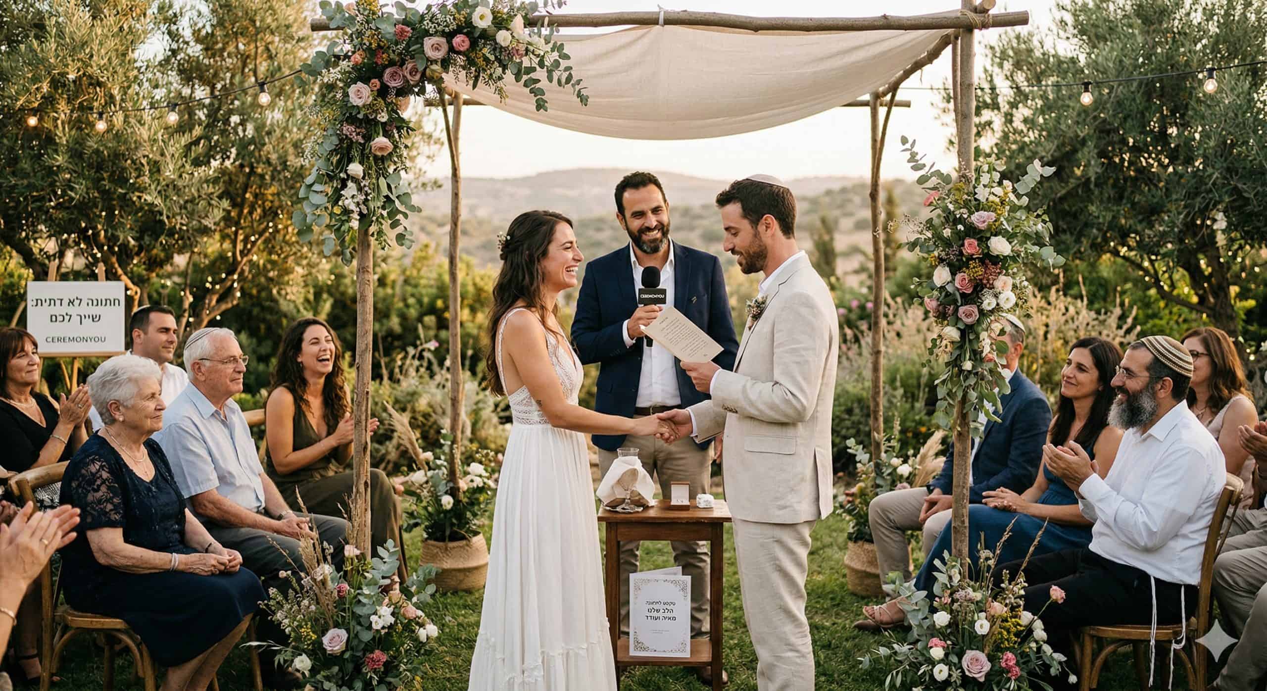 חתונה לא דתית: המדריך המלא לטקס חופה חילוני, אישי ומרגש
